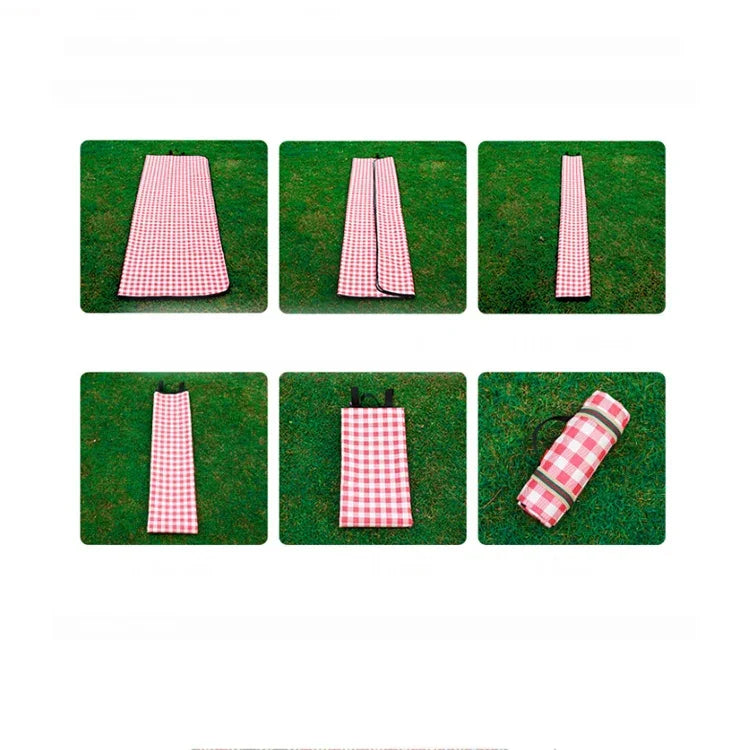 140x200 CM Camping feuchtigkeitsbeständige Outdoor-Picknickmatte Strandmatte, 200x140cm Lila, 200x140cm Rot