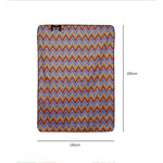 140x200 CM Camping feuchtigkeitsbeständige Outdoor-Picknickmatte Strandmatte, 200x140cm Lila, 200x140cm Rot