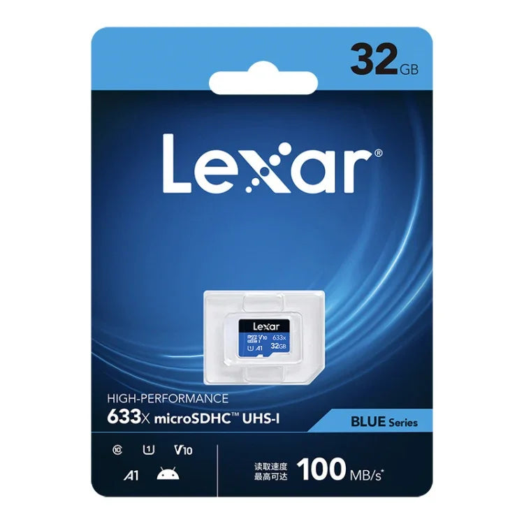 Lexar 633x 32GB Hochgeschwindigkeits-TF-Speicherkarte für Mobiltelefone und Fahrtenschreiber, 32GB