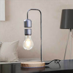 16W Magnetische Levitation Dekoration Technologie Spielzeug Biegbar LED Schwebende Glühbirne Heim Tischlampe, Schwarz