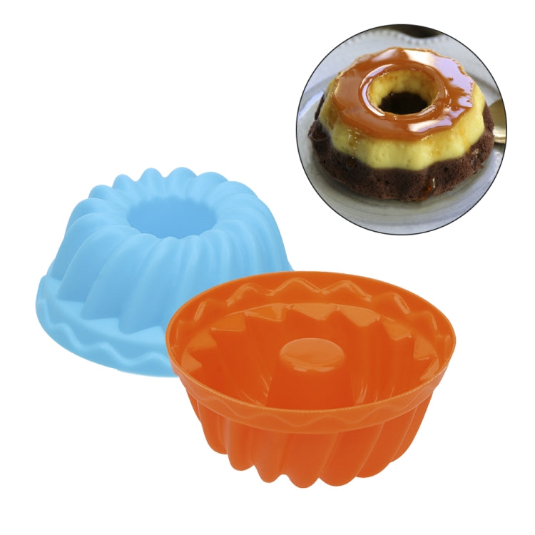 12 Stück Gewindeform Back-Geleeform Silikon Pudding Cupcake Muffin Donut Form, Gewindeform