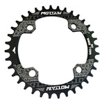 MOTSUV Rundes schmales breites Kettenblatt MTB Fahrrad 104BCD Zahnplatte Teile, Scheibe 32T, Scheibe 34T, Scheibe 36T, Scheibe 38T, elliptische Platte 32T, elliptische Platte 34T, elliptische Platte 36T, elliptische Platte 38T