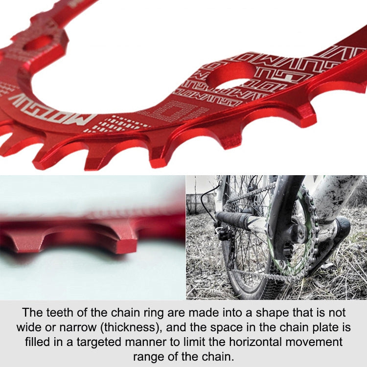 MOTSUV Rundes schmales breites Kettenblatt MTB Fahrrad 104BCD Zahnplatte Teile, Scheibe 32T, Scheibe 34T, Scheibe 36T, Scheibe 38T, elliptische Platte 32T, elliptische Platte 34T, elliptische Platte 36T, elliptische Platte 38T