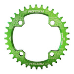 MOTSUV Rundes schmales breites Kettenblatt MTB Fahrrad 104BCD Zahnplatte Teile, Scheibe 32T, Scheibe 34T, Scheibe 36T, Scheibe 38T, elliptische Platte 32T, elliptische Platte 34T, elliptische Platte 36T, elliptische Platte 38T