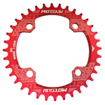 MOTSUV Rundes schmales breites Kettenblatt MTB Fahrrad 104BCD Zahnplatte Teile, Scheibe 32T, Scheibe 34T, Scheibe 36T, Scheibe 38T, elliptische Platte 32T, elliptische Platte 34T, elliptische Platte 36T, elliptische Platte 38T