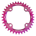 MOTSUV Rundes schmales breites Kettenblatt MTB Fahrrad 104BCD Zahnplatte Teile, Scheibe 32T, Scheibe 34T, Scheibe 36T, Scheibe 38T, elliptische Platte 32T, elliptische Platte 34T, elliptische Platte 36T, elliptische Platte 38T