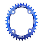 MOTSUV Rundes schmales breites Kettenblatt MTB Fahrrad 104BCD Zahnplatte Teile, Scheibe 32T, Scheibe 34T, Scheibe 36T, Scheibe 38T, elliptische Platte 32T, elliptische Platte 34T, elliptische Platte 36T, elliptische Platte 38T