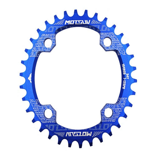 MOTSUV Rundes schmales breites Kettenblatt MTB Fahrrad 104BCD Zahnplatte Teile, Scheibe 32T, Scheibe 34T, Scheibe 36T, Scheibe 38T, elliptische Platte 32T, elliptische Platte 34T, elliptische Platte 36T, elliptische Platte 38T