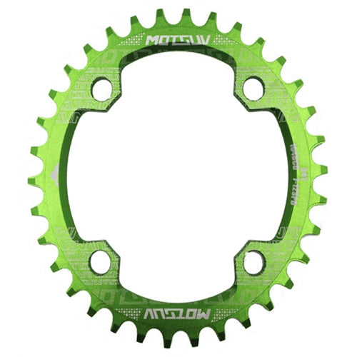MOTSUV Rundes schmales breites Kettenblatt MTB Fahrrad 104BCD Zahnplatte Teile, Scheibe 32T, Scheibe 34T, Scheibe 36T, Scheibe 38T, elliptische Platte 32T, elliptische Platte 34T, elliptische Platte 36T, elliptische Platte 38T
