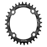 MOTSUV Rundes schmales breites Kettenblatt MTB Fahrrad 104BCD Zahnplatte Teile, Scheibe 32T, Scheibe 34T, Scheibe 36T, Scheibe 38T, elliptische Platte 32T, elliptische Platte 34T, elliptische Platte 36T, elliptische Platte 38T