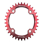 MOTSUV Rundes schmales breites Kettenblatt MTB Fahrrad 104BCD Zahnplatte Teile, Scheibe 32T, Scheibe 34T, Scheibe 36T, Scheibe 38T, elliptische Platte 32T, elliptische Platte 34T, elliptische Platte 36T, elliptische Platte 38T