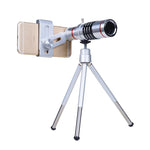 Bolanke Outdoor Teleskop Handy-Zubehör Schieß-Teleobjektiv mit Universal-Metallclip, 12X, 18X