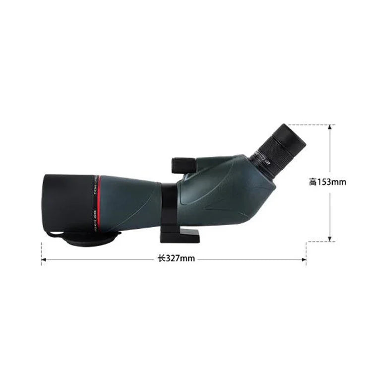 15-45X60 Zoom Monokulares Teleskop Hochauflösendes Fernglas Outdoor Vogelbeobachtung Zielfernrohr, 15-45X60 Grün, 15-45X60 Schwarz