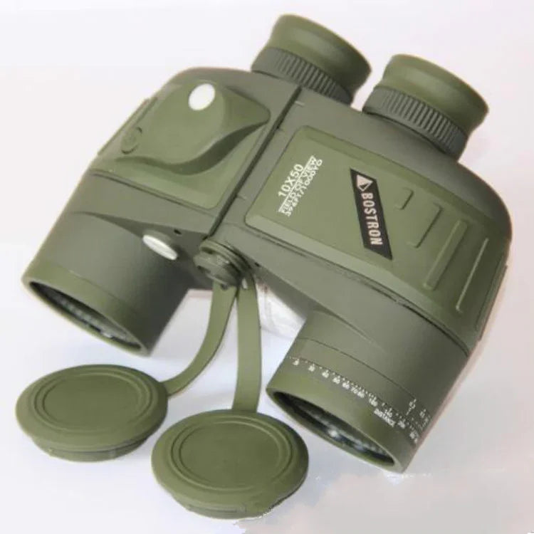 Bostron Teleskop HD Navigation Schwimmend 10X50 mit Kompass Wasserdicht Entfernungsmessung Schwachlicht-Nachtsicht-Fernglas, 10X50