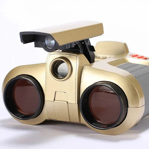 Nachtsichtgerät für Kinder 4x30 Fernglas mit Lichtern, einstellbarer Fokus, Teleskop, 4x30