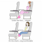 Foot Hammock  Foot Pad for Long-distance Aircraft Travel, One-Size