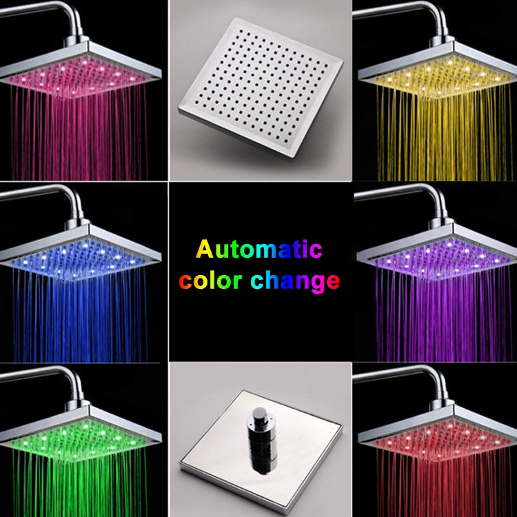 7 Farben Ersatz Dusch-LED Automatischer Badezimmer Duschkopf, 7 Farben