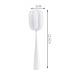 Long Handle Sponge Cup Brush Mug Cleaning Brush Bottle Brush Glass Cup Brush, White, Black, Pink, Gray