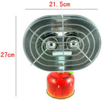 BRS-H22 Outdoor Camping Doppelkopfgas-Heizofen Angelheizung Backofen Ohne Gasflasche