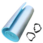 Verdickte einseitige Aluminiumfolien-Matte für Outdoor-Camping, Picknick und Yoga, 180x50cm