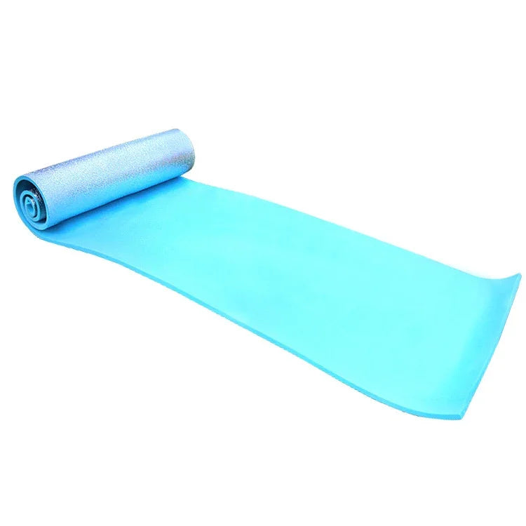 Verdickte einseitige Aluminiumfolien-Matte für Outdoor-Camping, Picknick und Yoga, 180x50cm