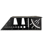 3D-Holzbearbeitungs-Anschlagmessgerät Aluminiumlegierung Multifunktions-Winkelmaß, 3D-Winkelmaß