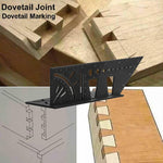 3D-Holzbearbeitungs-Anschlagmessgerät Aluminiumlegierung Multifunktions-Winkelmaß, 3D-Winkelmaß