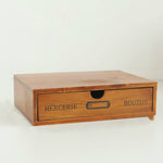 Retro Holz Schubladen Aufbewahrungsschrank Schreibtisch, Ein Pumpen, Vier Pumpen