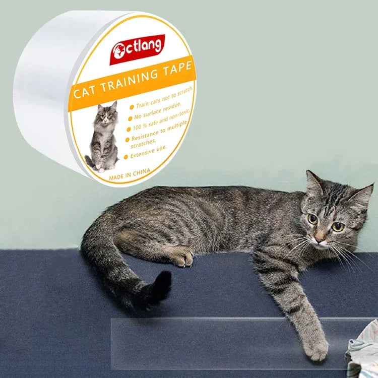Ctlang B25112 Haustier-Sofa-Schutzband, Katzen-Schutzfolie gegen Einklemmen, Breite 2,5 Zoll, Breite 4 Zoll, Breite 8 Zoll, Breite 17,7 Zoll
