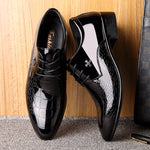 Herren spitze glänzende Lederschuhe mit Krokodilstruktur, 38, 39, 40, 41, 42, 43, 44, 45