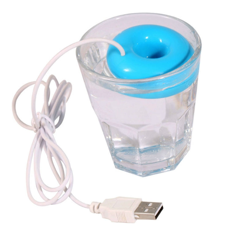 Donut-förmiger Mini USB Luftbefeuchter Aroma Diffusor Reiniger, Donut-förmig Blau, Donut-förmig Rosa, Donut-förmig Weiß