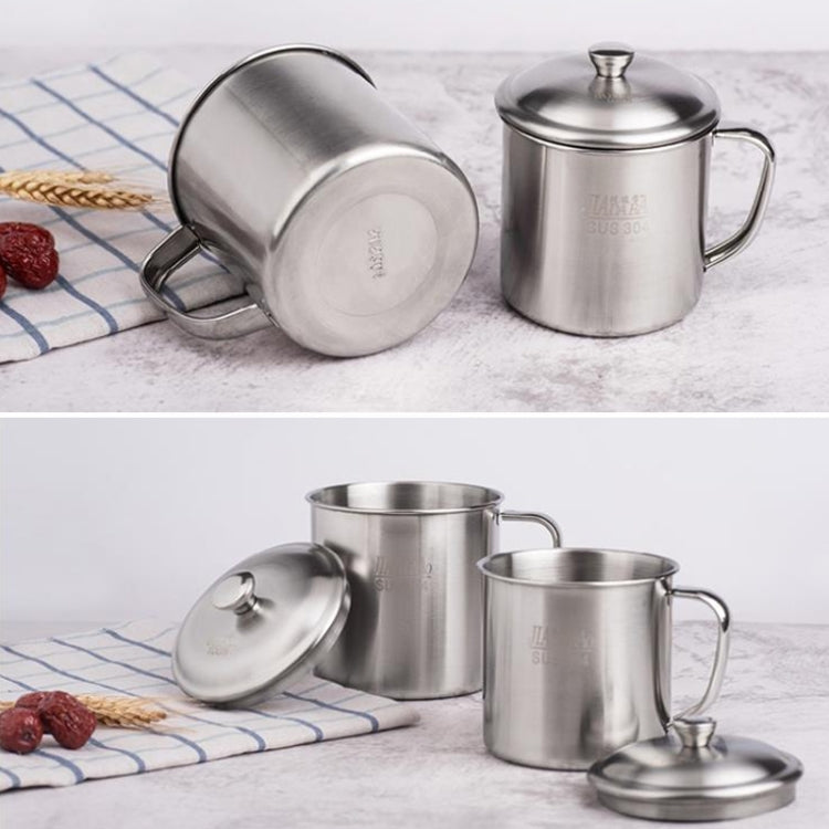 5er-Pack extra dicker 304 Edelstahlbecher, Kindermundbecher mit Griffabdeckung, Haushaltstasse für Erwachsene, 7 cm ohne Abdeckung, 8 cm mit Abdeckung, 9 cm mit Abdeckung, 10 cm mit Abdeckung, 11 cm mit Abdeckung, 12 cm mit Abdeckung