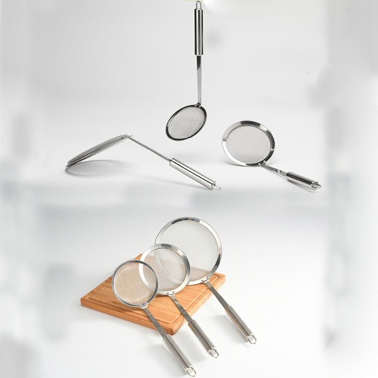 Edelstahl Fruchtsaft Sojamilch Ölbehälter Hot Pot Mehlrückstände Filter Fett Leck, 10cm, 12cm, 16cm
