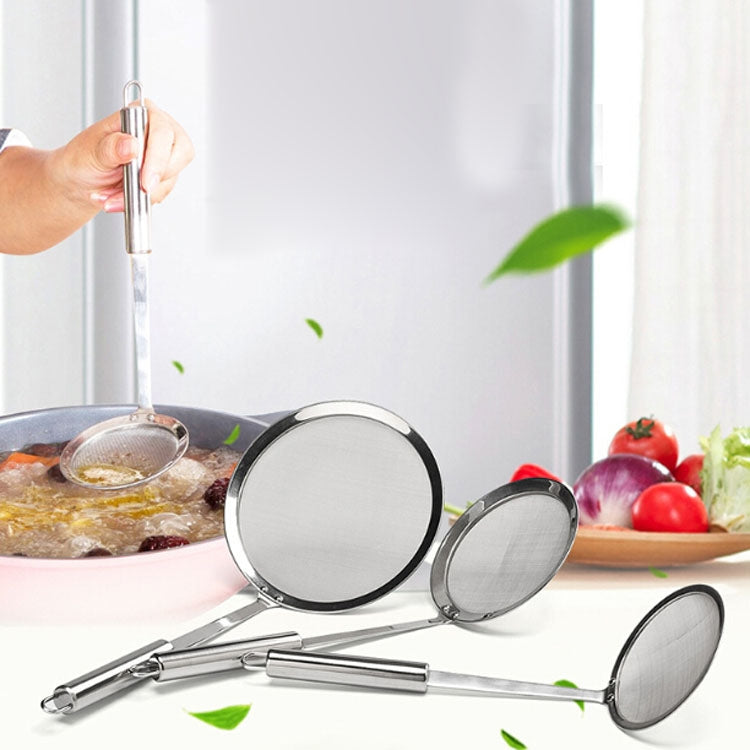 Edelstahl Fruchtsaft Sojamilch Ölbehälter Hot Pot Mehlrückstände Filter Fett Leck, 10cm, 12cm, 16cm