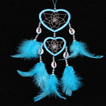 Dreamcatcher Pendant Up And Down Double Ring Peach Heart Dream Catcher
