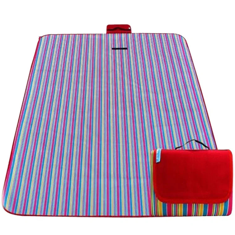 600D Oxford Stoff Picknickdecke Outdoor Picknickmatte Wasserdichte Matten Frühling Reise Strandmatte, 150*120, 150*180 PE Rotes Gitter