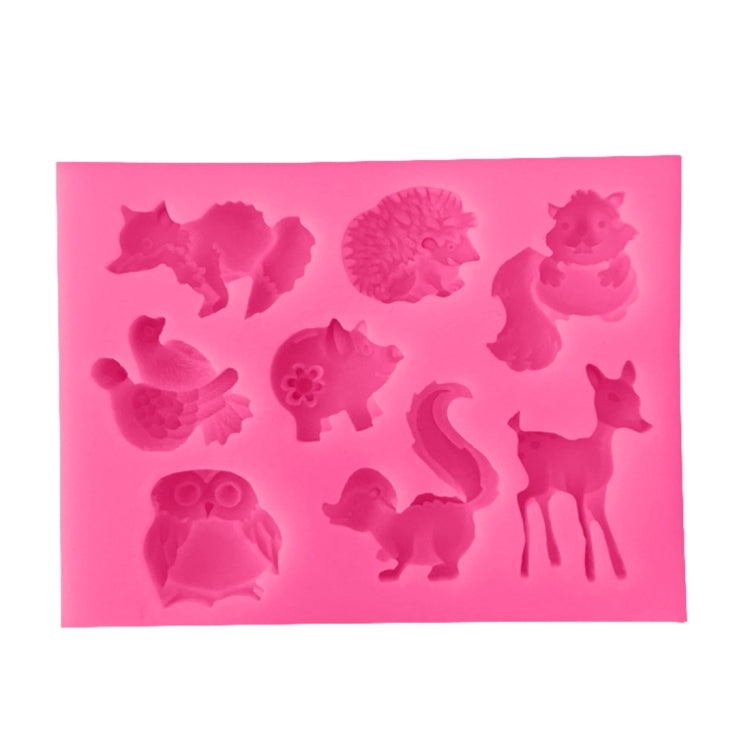 Tiere Silikonform Kuchendekorationswerkzeuge Gebäck Backen Schokoladenseifenform, Tierform