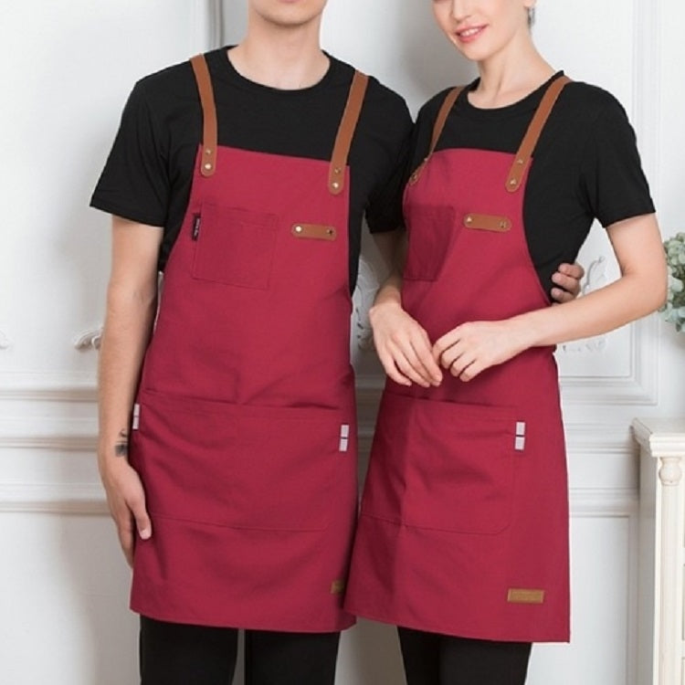 Milchtee-Kaffee-Fondue-Restaurant-Schürze aus Segeltuch