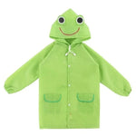 Outdoor Niedlicher wasserdichter Kinder-Regenmantel im Tiermuster, 65*55*50