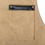 Schürze aus gewaschenem Canvas Koch Café BBQ Friseur Schürzen