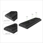 DOBE TYX-1768 Vertikaler Standfuß mit Kühlfunktion und Lüfterhalterung für die Xbox One X Spielkonsole, TYX-1768