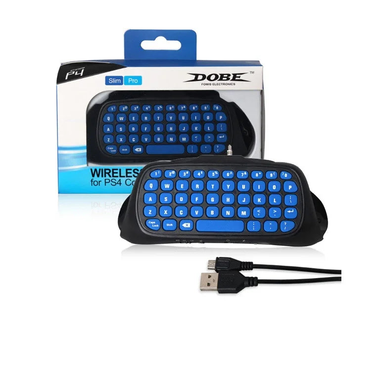 DOBE TP4-022 2,4-GHz-Funk-Controller-Tastatur, ABS-Gaming-Tastatur für PS4 / Slim, TP4-022