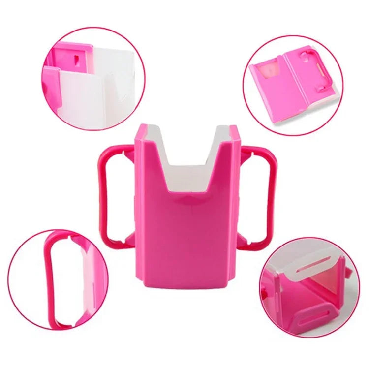 Griff Boxed Anti-Spritzer Getränkehalter, ausziehbarer Baby-Lernbecher