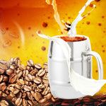 Edelstahl Bierbecher Outdoor Camping Western Tee Kaffee Becher Isolierter Tragbarer Wasserbecher Trinkgefäß mit Griff, Outdoor Bierbecher