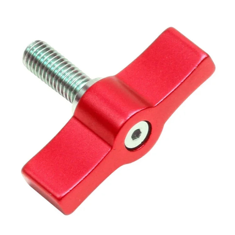 10 Stück T-förmige Schraube, multidirektionale Verstellschraube, Griffschraube aus Aluminiumlegierung, M4, M5, M6