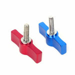 10 Stück T-förmige Schraube, multidirektionale Verstellschraube, Griffschraube aus Aluminiumlegierung, M4, M5, M6