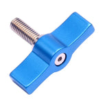 10 Stück T-förmige Schraube, multidirektionale Verstellschraube, Griffschraube aus Aluminiumlegierung, M4, M5, M6