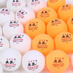 ROYING 10 STÜCK Professioneller ABS Tischtennis Trainingsball, Durchmesser: 40mm, Weiß 3 Sterne, Orange 3 Sterne
