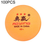 ROYING 10 STÜCK Professioneller ABS Tischtennis Trainingsball, Durchmesser: 40mm, Weiß 3 Sterne, Orange 3 Sterne