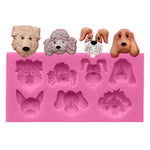 Hundeform Silikon Fondant Kuchen Dekorationsform, Hundeform